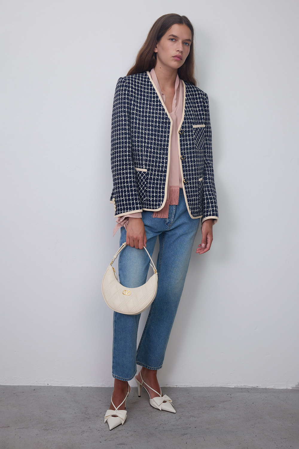 מכנסי ג'ינס בגזרה ישרה